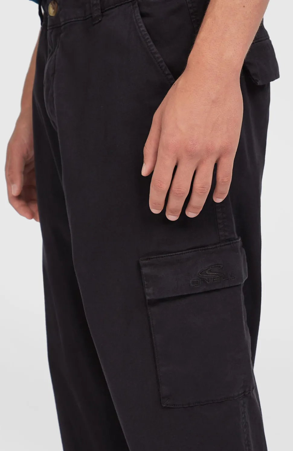 HerenEssentials cargobroek| Zwart