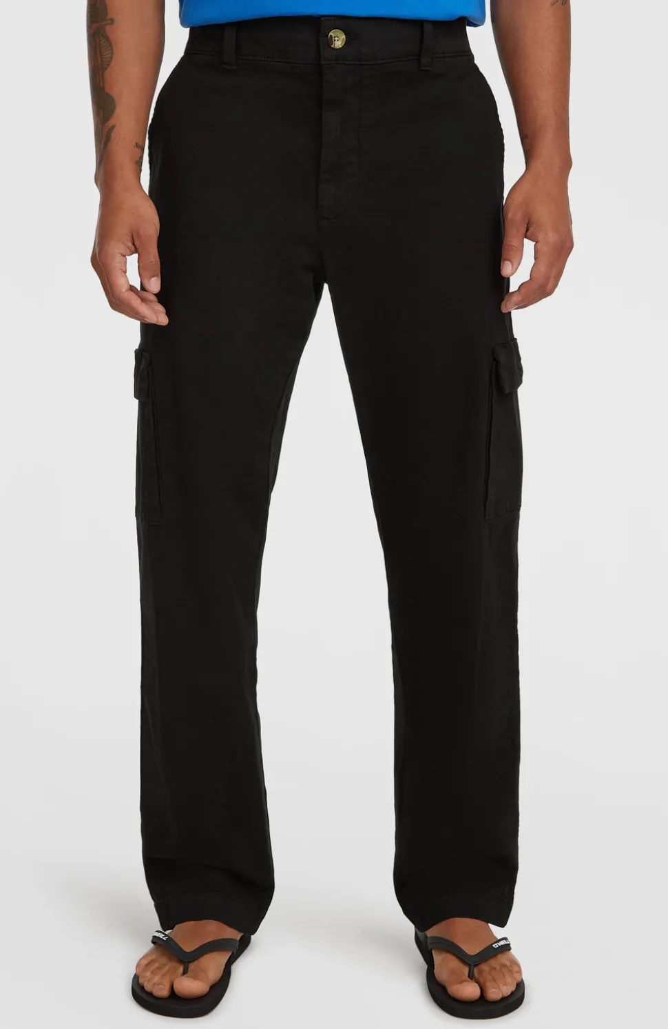 HerenEssentials cargobroek| Zwart