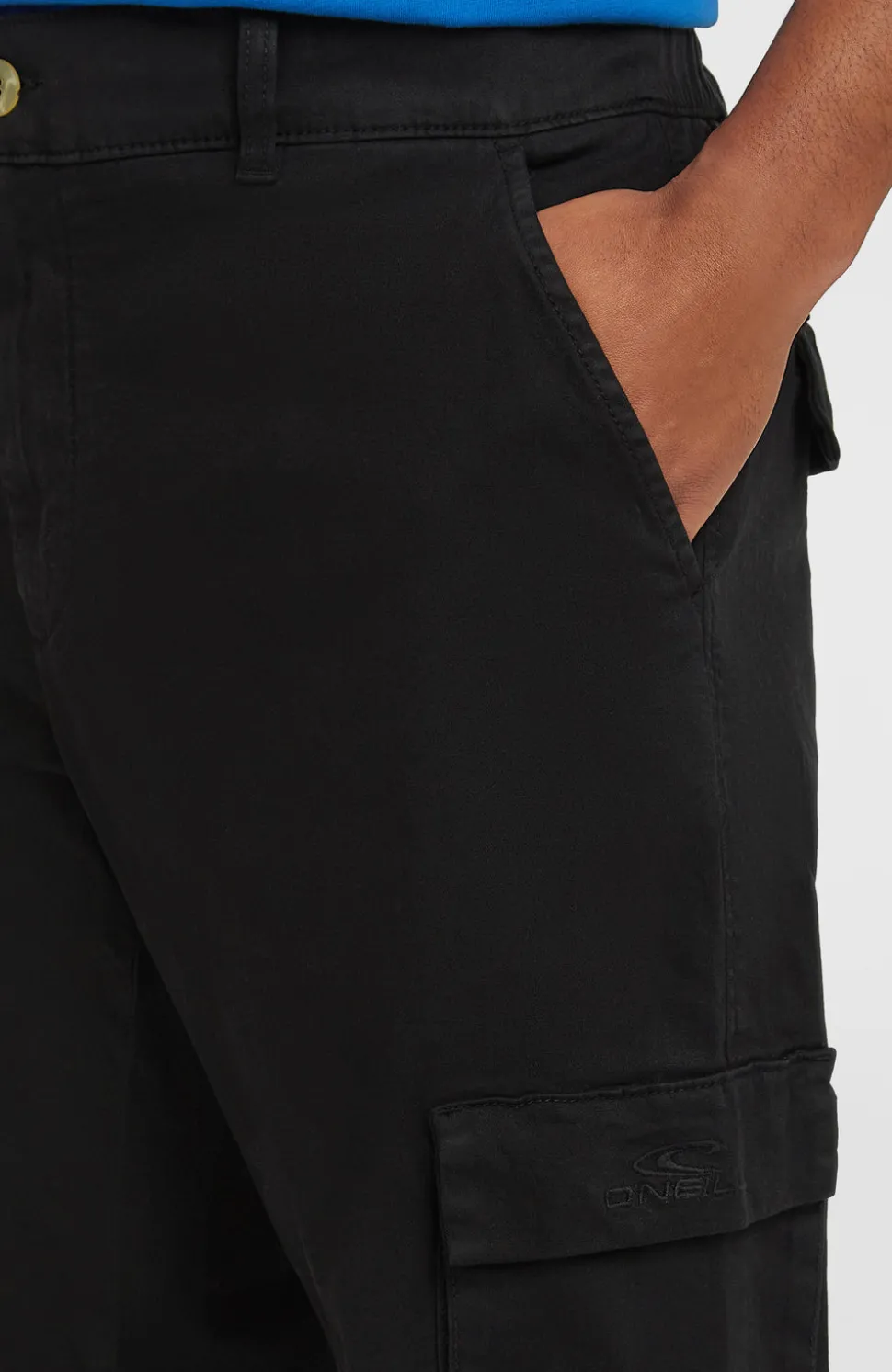 HerenEssentials cargobroek| Zwart