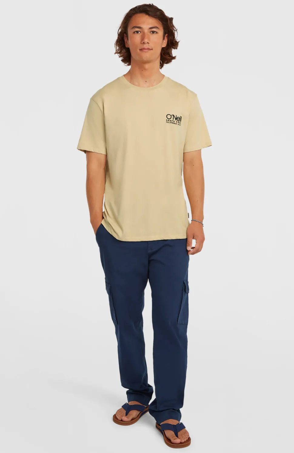 HerenEssentials cargobroek| Blauw