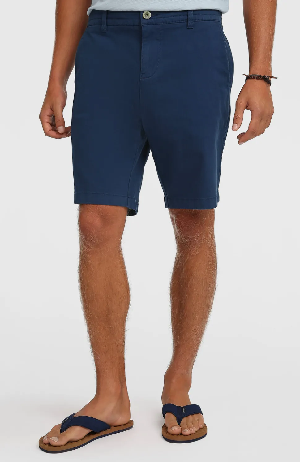 HerenEssentials chinoshort| Blauw