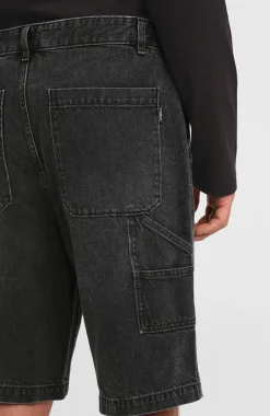 HerenEssentials Denim short| Zwart