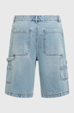 HerenEssentials Denim short| Blauw