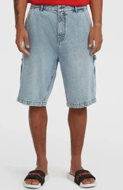 HerenEssentials Denim short| Blauw