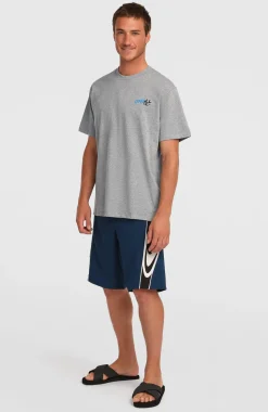 HerenEssentials 90s Graphic T-shirt| Grijs