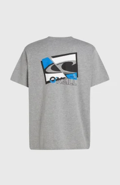 HerenEssentials 90s Graphic T-shirt| Grijs