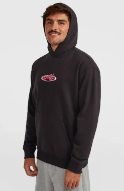 HerenEssentials 90s Logo hoodie| Zwart