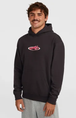 HerenEssentials 90s Logo hoodie| Zwart