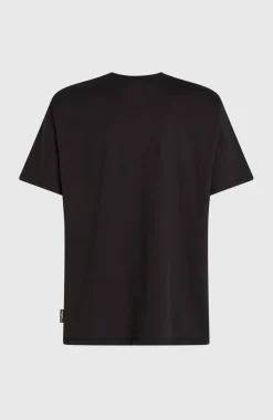 HerenEssentials 90s Logo T-shirt| Zwart