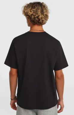 HerenEssentials 90s Logo T-shirt| Zwart
