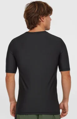 HerenEssentials uv shirt met korte mouwen| Zwart
