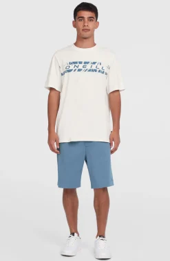 HerenFront Graphic T-shirt| Wit