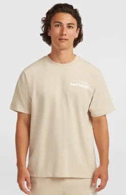 HerenFuture Surf Society T-shirt| Beige