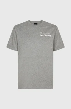 HerenFuture Surf Society T-shirt| Grijs