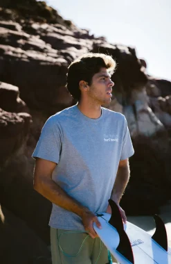 HerenFuture Surf Society T-shirt| Grijs