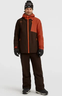 HerenFWC'Cruz Block wintersportjas| Bruin Mix
