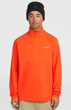 HerenFWC'Cruz fleecetrui met halve rits| Rood