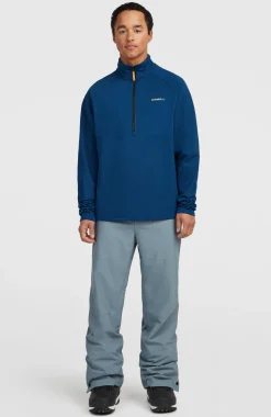 HerenFWC'Cruz fleecetrui met halve rits| Blauw