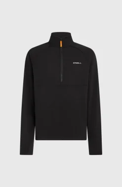 HerenFWC'Cruz fleecetrui met halve rits| Zwart