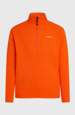 HerenFWC'Cruz fleecetrui met halve rits| Rood