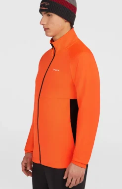 HerenFWC'Cruz fleecevest met volledige rits| Rood Mix