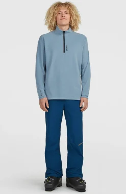 HerenFWC'Cruz Jack's Polartec® fleecetrui met halve rits| Blauw