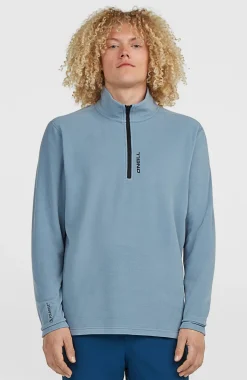 HerenFWC'Cruz Jack's Polartec® fleecetrui met halve rits| Blauw