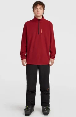 HerenFWC'Cruz Jack's Polartec® fleecetrui met halve rits| Rood