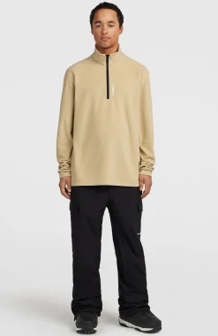 HerenFWC'Cruz Jack's Polartec® fleecetrui met halve rits| Beige