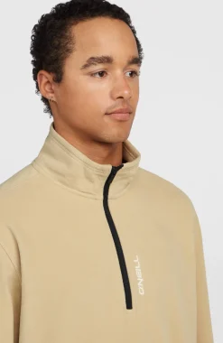 HerenFWC'Cruz Jack's Polartec® fleecetrui met halve rits| Beige