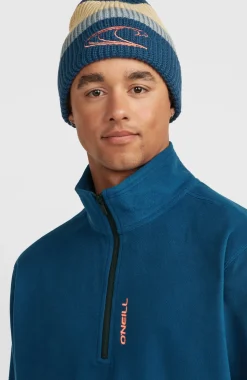 HerenFWC'Cruz Jack's Polartec® fleecetrui met halve rits| Blauw