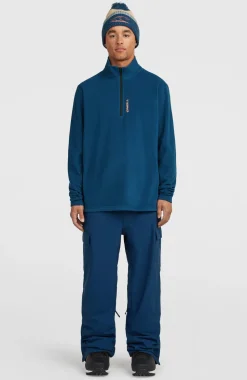 HerenFWC'Cruz Jack's Polartec® fleecetrui met halve rits| Blauw