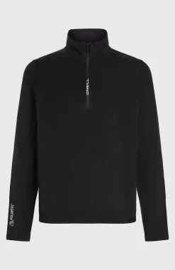 HerenFWC'Cruz Jack's Polartec® fleecetrui met halve rits| Zwart