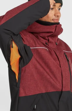 HerenFWC'Cruz Melange wintersportjas| Rood Mix
