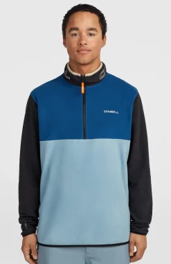 HerenFWC'Cruz Triple Polartec® fleecetrui met halve rits| Blauw Mix