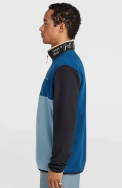 HerenFWC'Cruz Triple Polartec® fleecetrui met halve rits| Blauw Mix