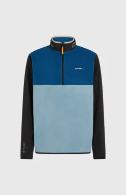 HerenFWC'Cruz Triple Polartec® fleecetrui met halve rits| Blauw Mix