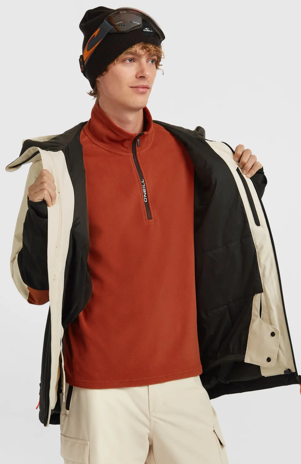 HerenFWC'Cruz Triple wintersportjas| Beige Mix