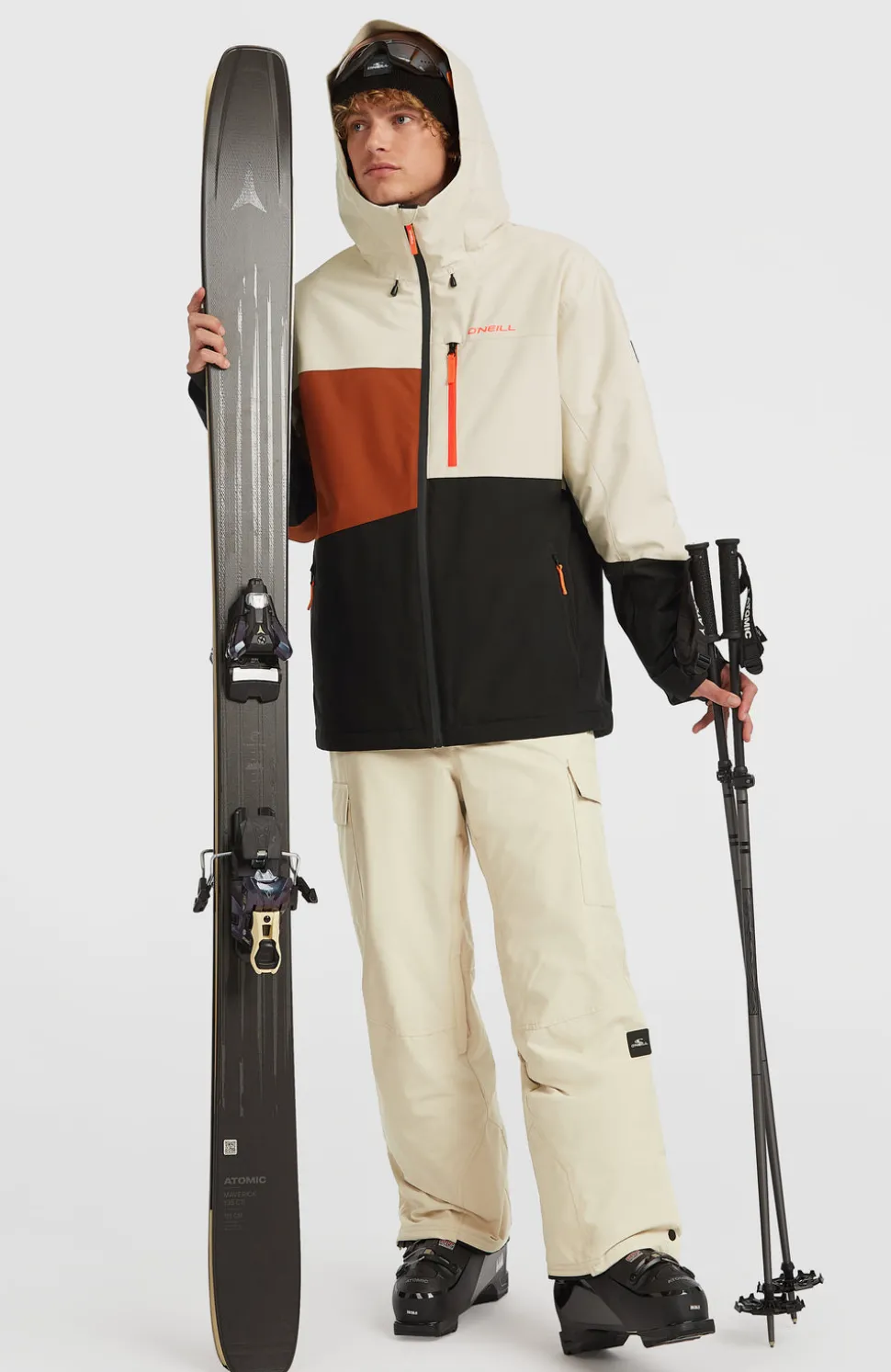 HerenFWC'Cruz Triple wintersportjas| Beige Mix