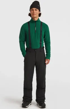 HerenFWC'Cruz wintersportbroek met bretels| Zwart