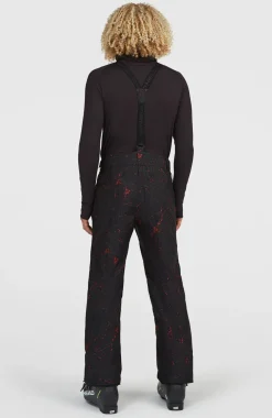 HerenFWC'Cruz wintersportbroek met bretels| Zwart