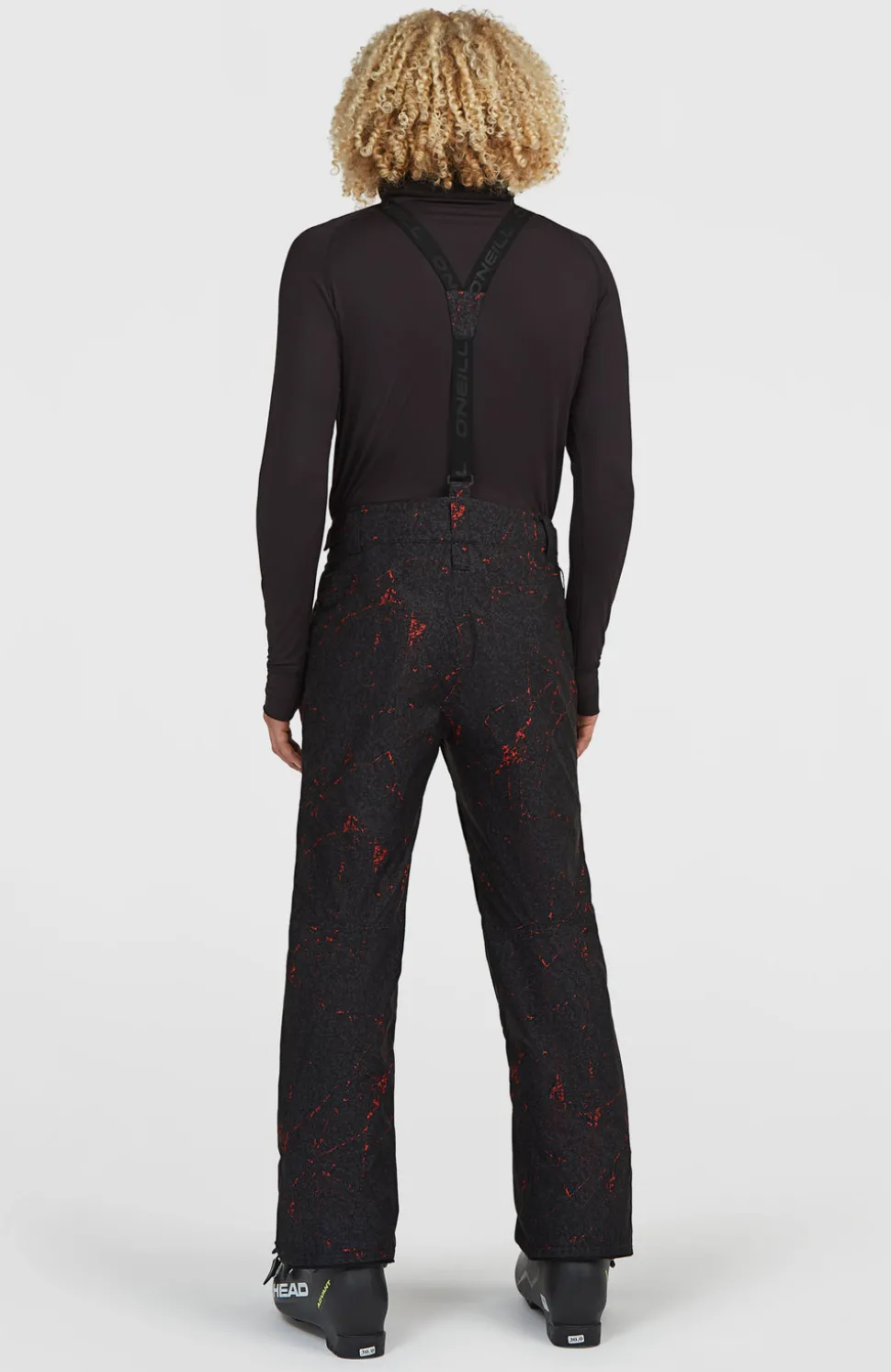 HerenFWC'Cruz wintersportbroek met bretels| Zwart
