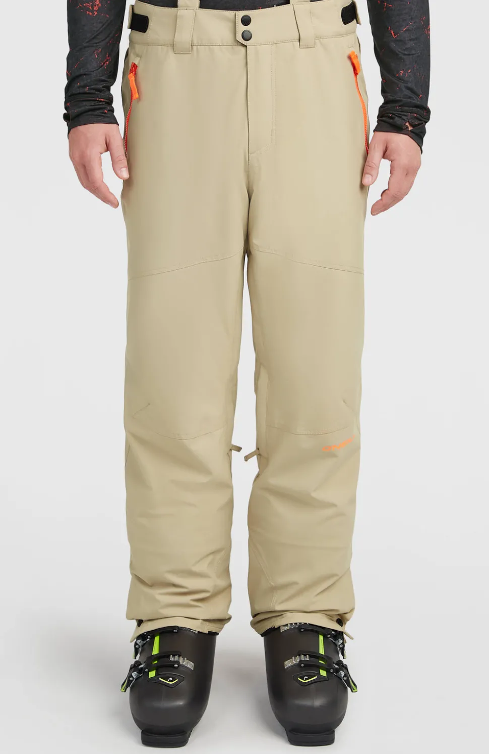 HerenFWC'Cruz wintersportbroek met bretels| Beige