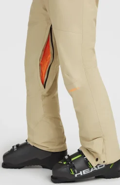 HerenFWC'Cruz wintersportbroek met bretels| Beige