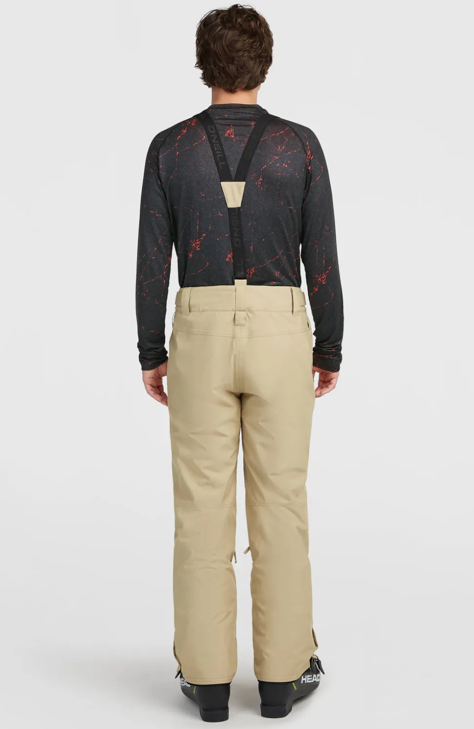HerenFWC'Cruz wintersportbroek met bretels| Beige