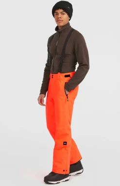 HerenFWC'Cruz wintersportbroek met bretels| Rood