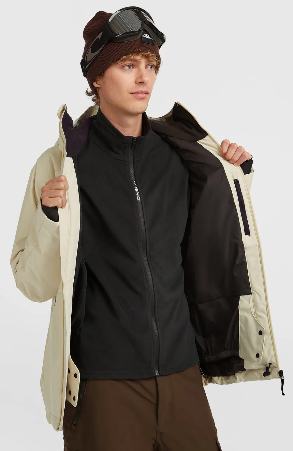 HerenFWC'Cruz wintersportjas| Beige