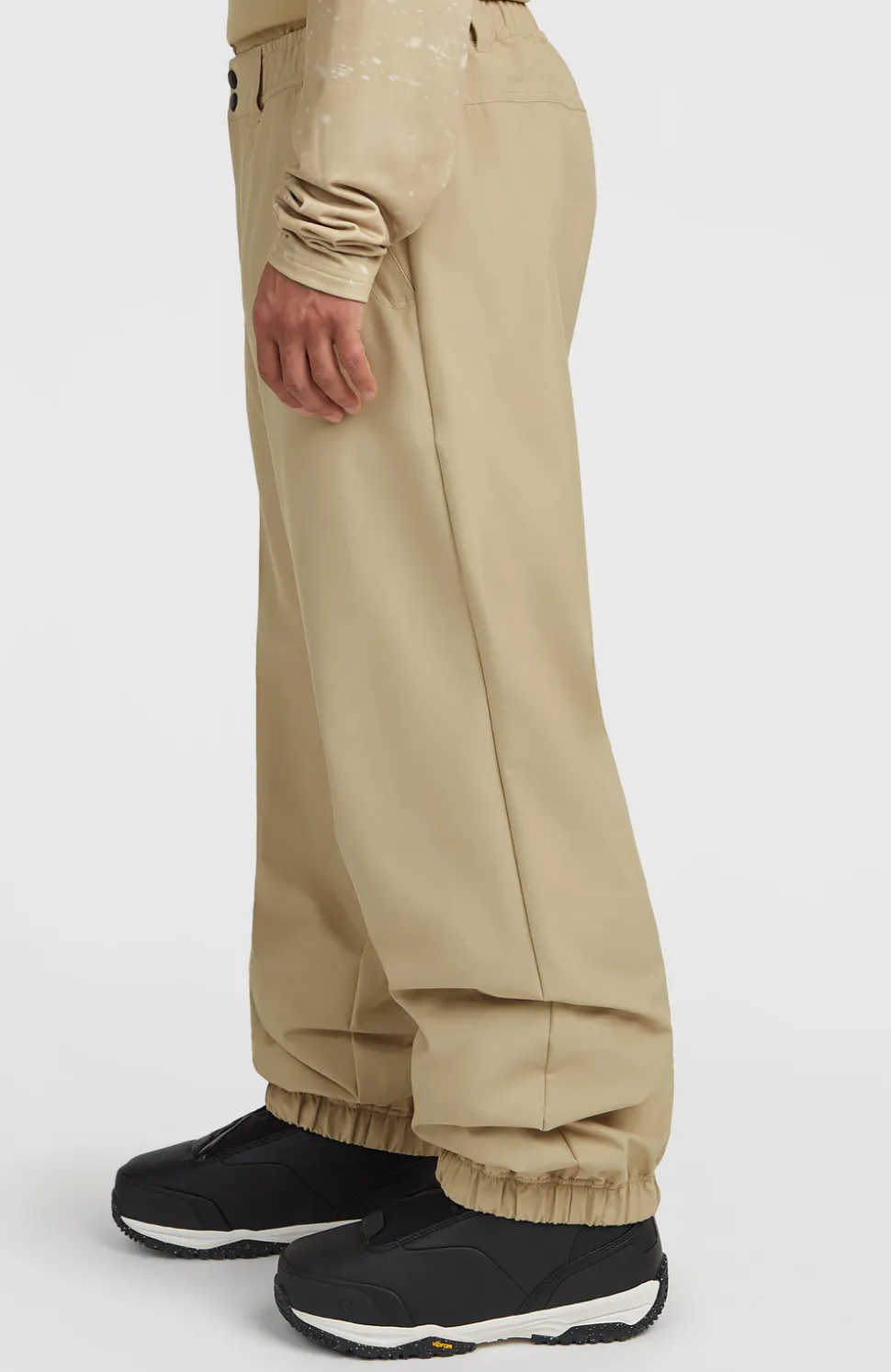 HerenFWC Oversized wintersportbroek| Beige