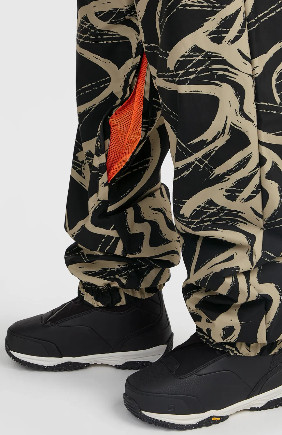 HerenFWC Oversized wintersportbroek| Beige