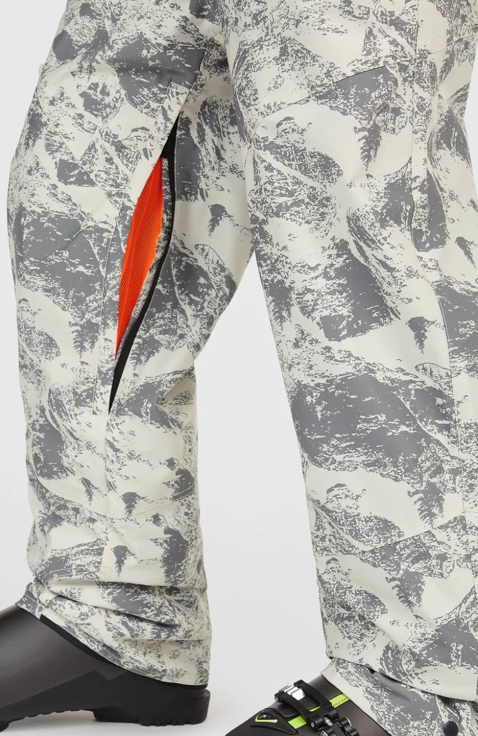 HerenFWC'Peak Bib wintersportbroek| Grijs